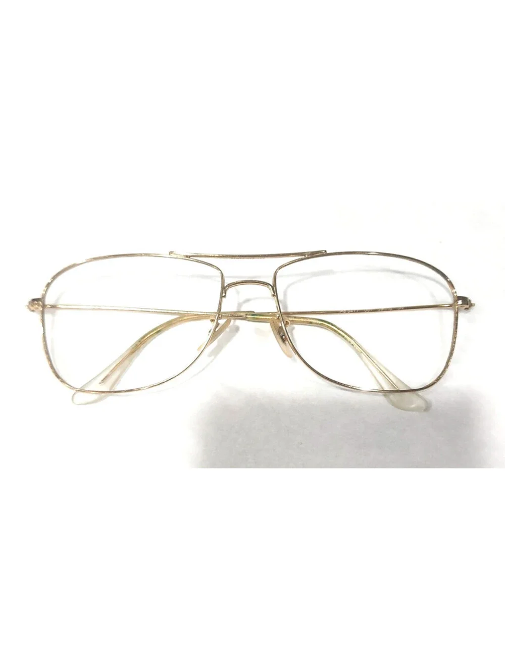 Ray Ban RB3477 001 Gold Metal Sunglasses Frame 59-16 Wrong Screw in Arm